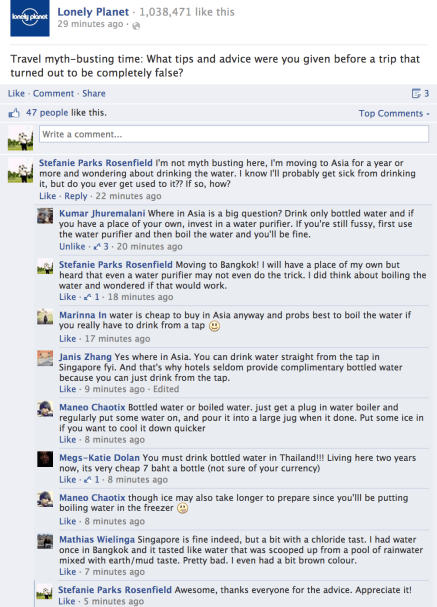 Will we get used to the water??